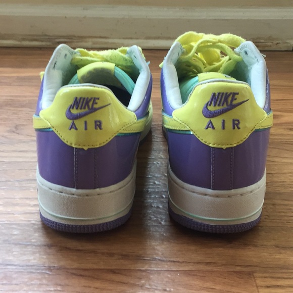 2006 Nike Air Force 1 Easter Egg Vintage Sneakers - Picture 4 of 8